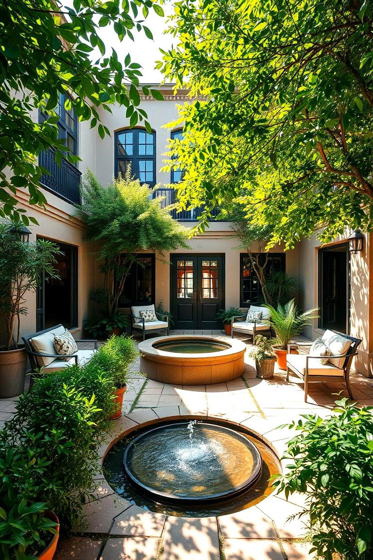 Inviting Outdoor Courtyard Oasis - 24 Mediterranean House Exterior Ideas