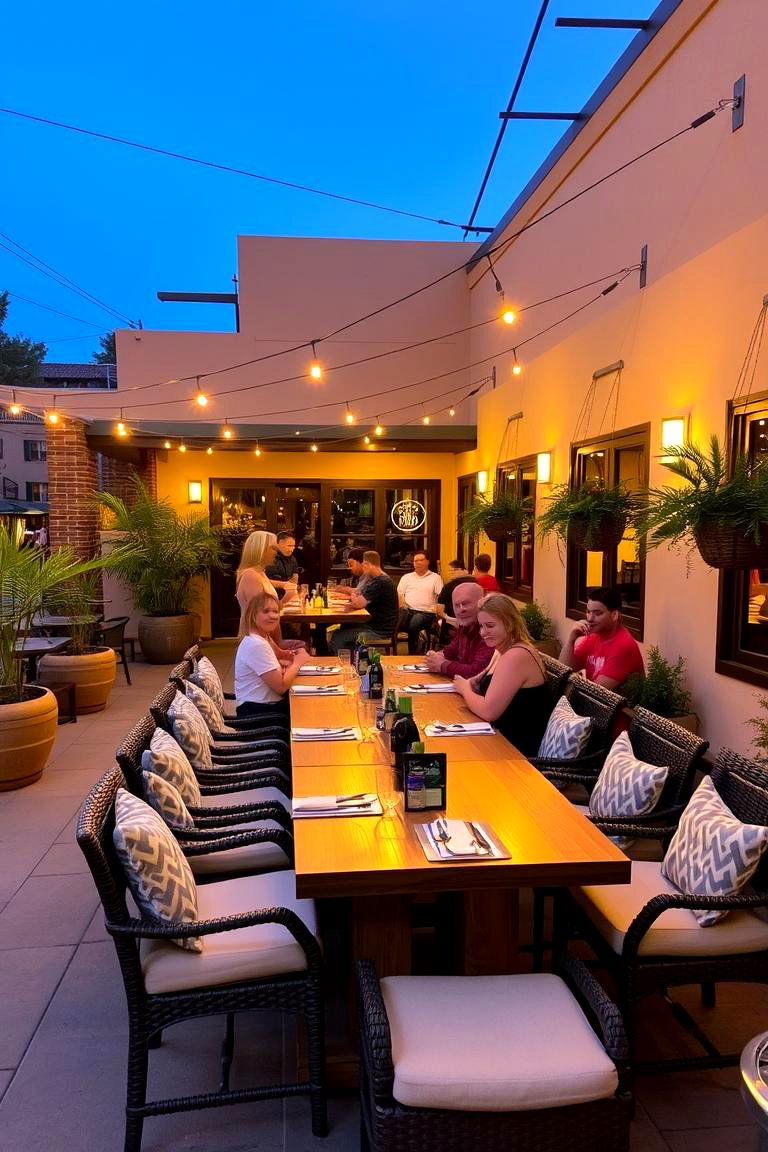 Inviting Outdoor Dining Area - 24 Sunken Patio Ideas