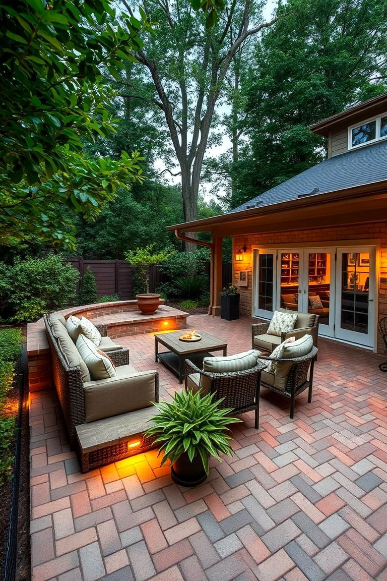 Inviting Outdoor Living Spaces - 24 Brown Brick Exterior Home Ideas