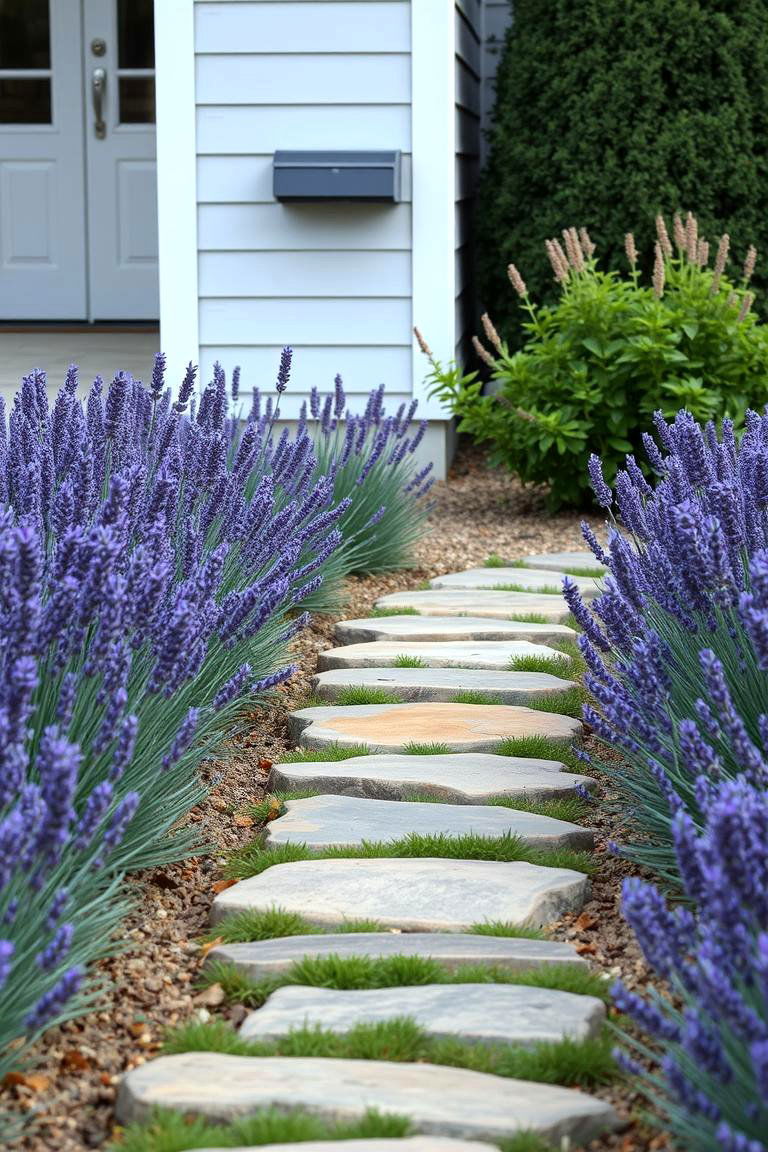 Inviting Pathway to the Mailbox - 24 Mailbox Landscaping Ideas