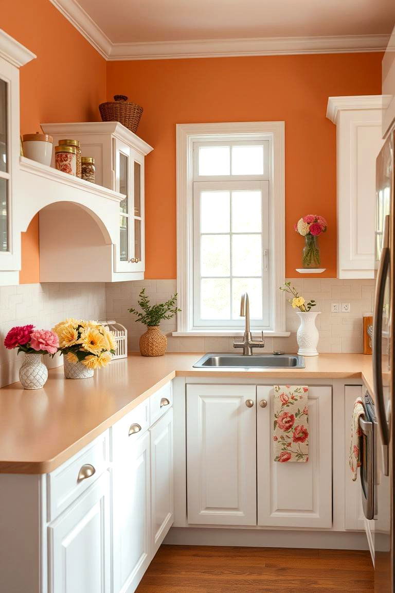 Inviting Peach Delight - 24 Kitchen Color Ideas