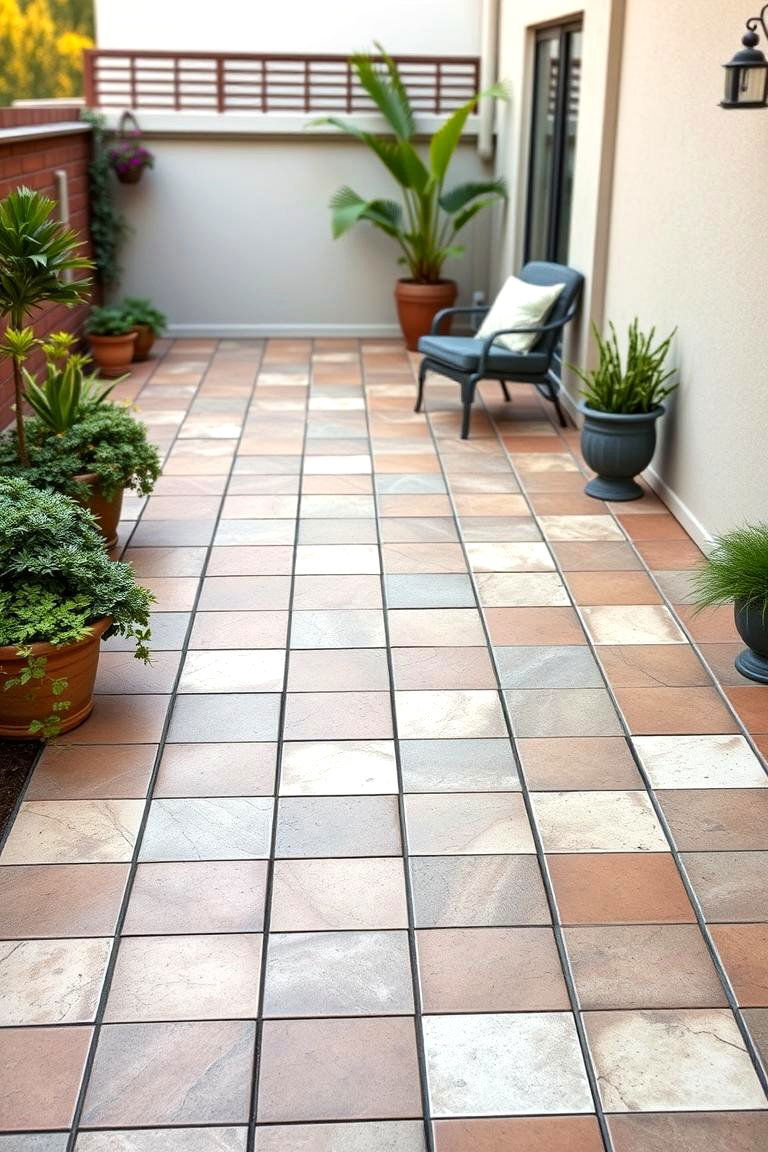 Inviting Tiled Patios - 24 spanish bungalow exterior ideas