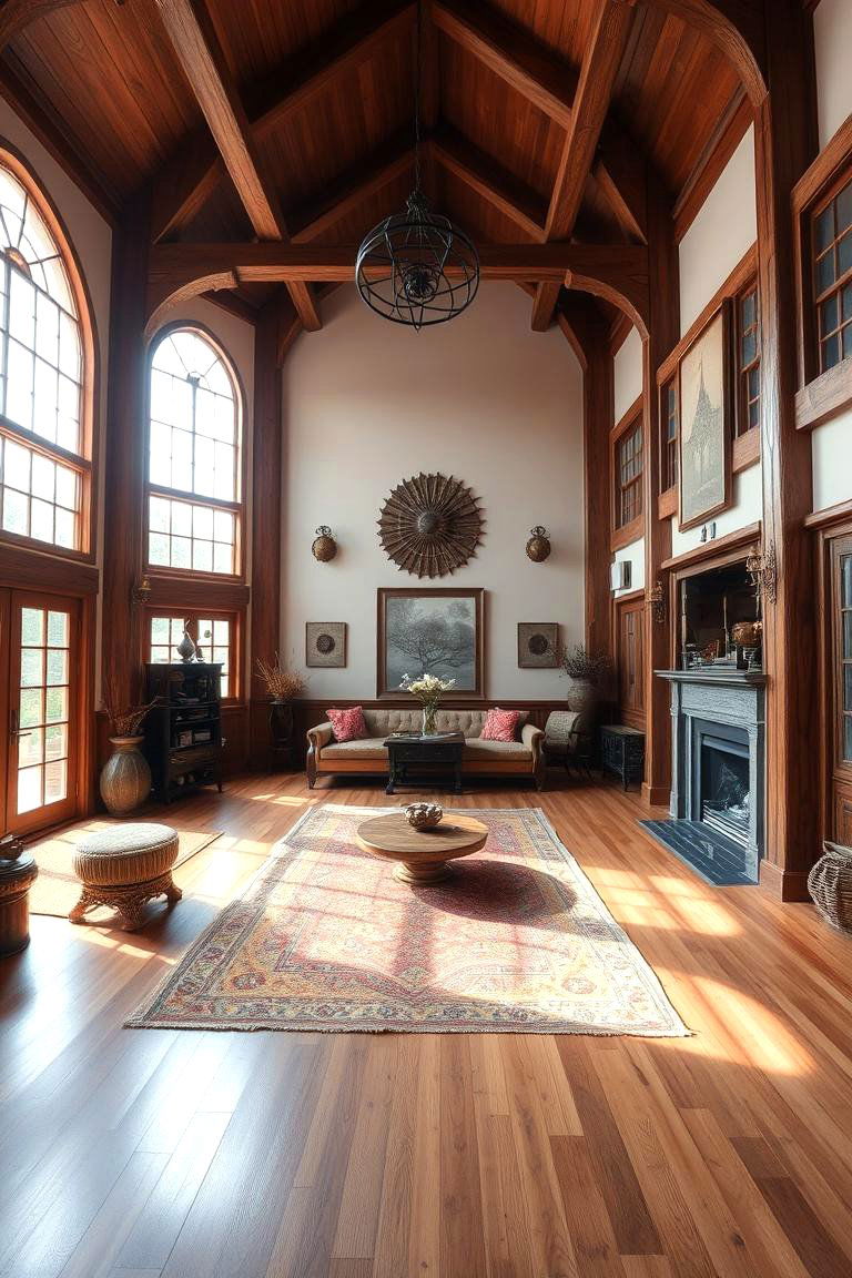 Inviting Wood Accents - 24 Cabin Bedroom Ideas