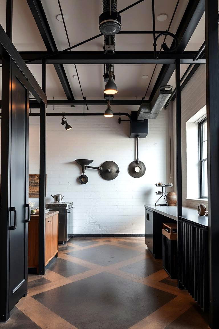 Iron and Steel Accents - 24 Cowboy Room Decor Ideas