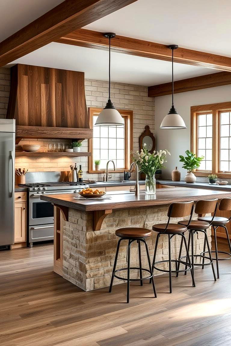 Island Inspired Bar - 24 coastal kitchen ideas