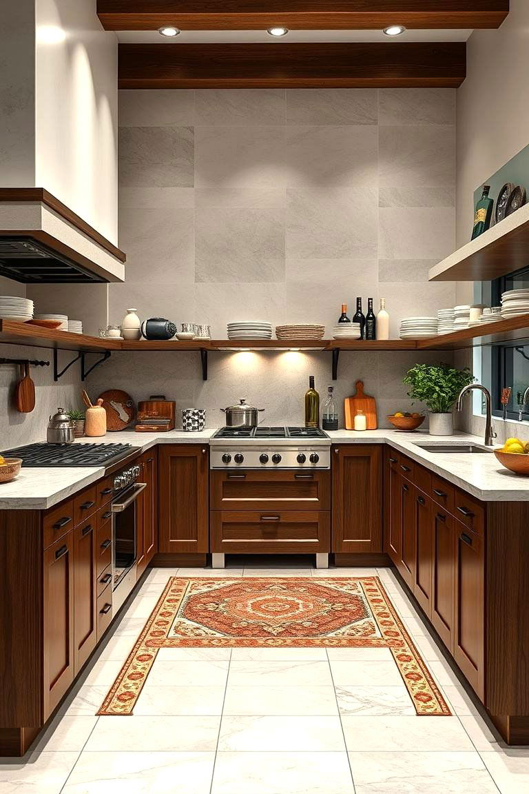 Italian Chefs Special Functional Layout - 24 Italian Kitchen Design Ideas