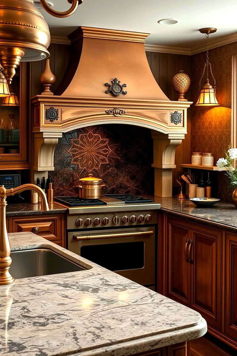 Italian Copper Accents - 24 Italian Kitchen Design Ideas