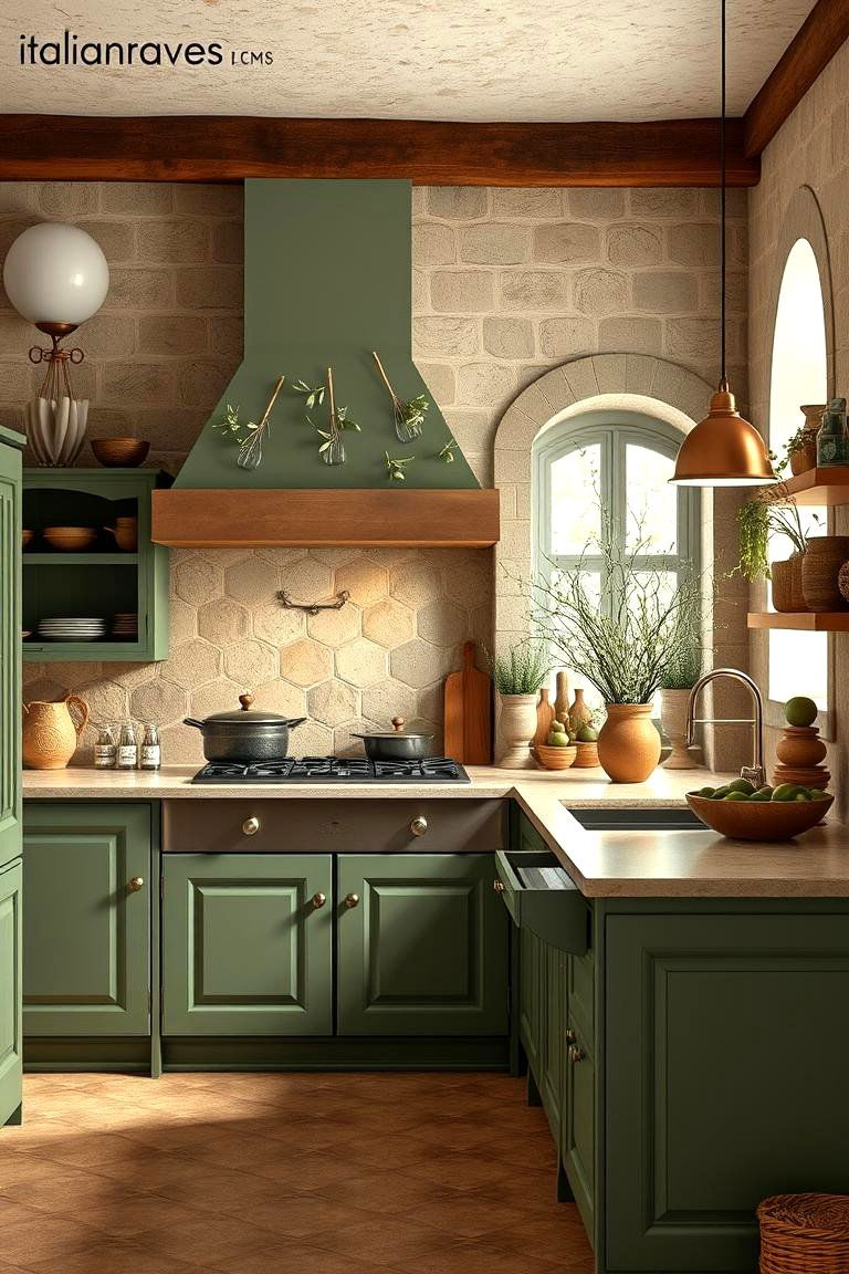 Italian Olive Grove Inspirations - 24 Italian Kitchen Design Ideas
