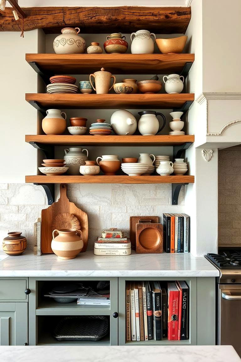 Italian Open Shelving Concepts - 24 Italian Kitchen Design Ideas