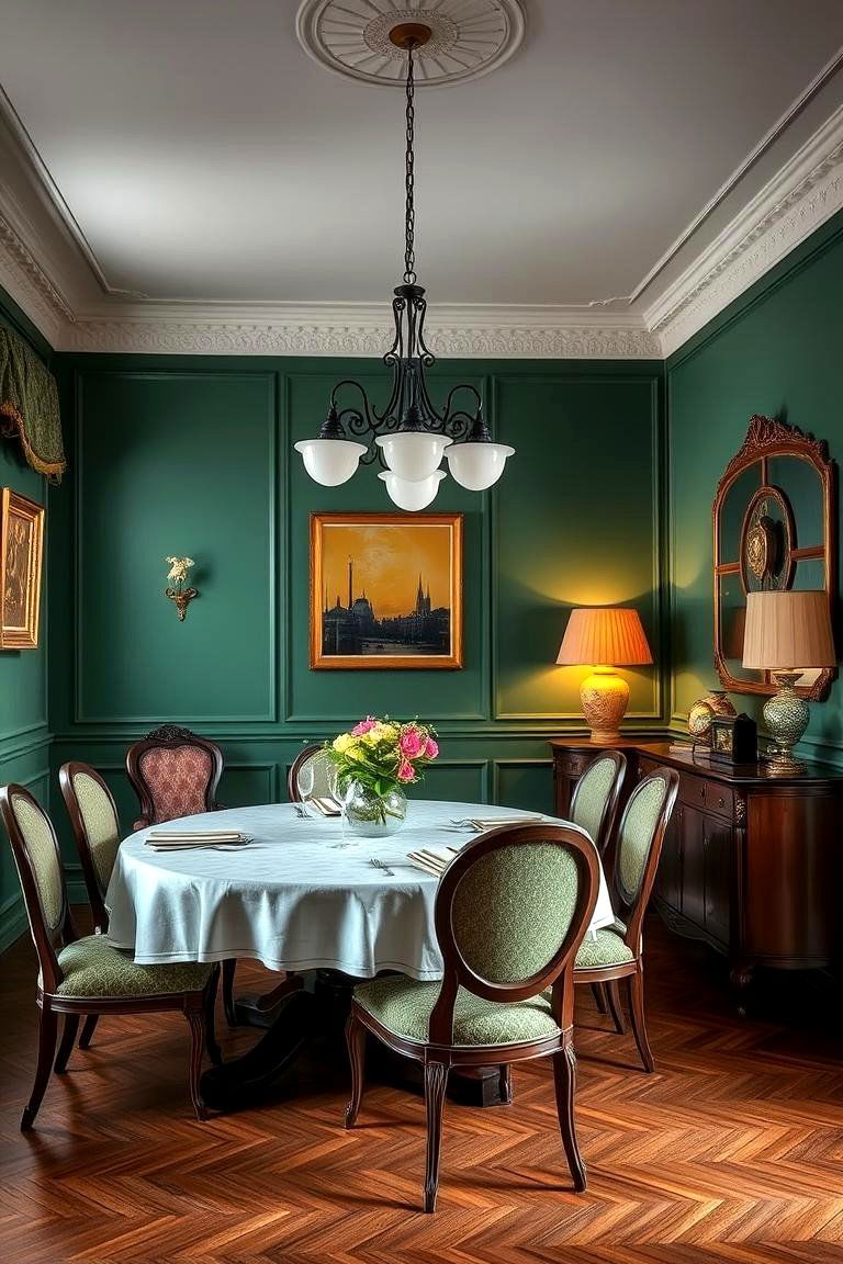 Jade Green for a Classic Refined Look - 24 Green Accent Wall Ideas