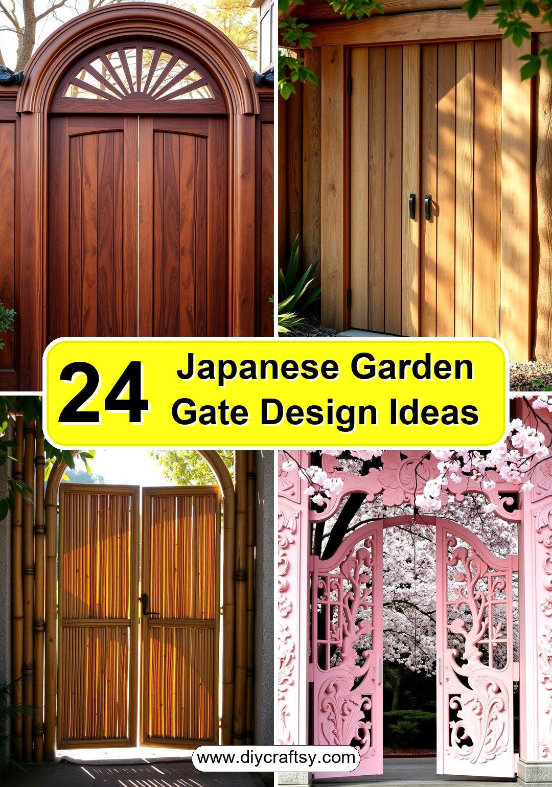 Japanese Garden Gate Design Ideas