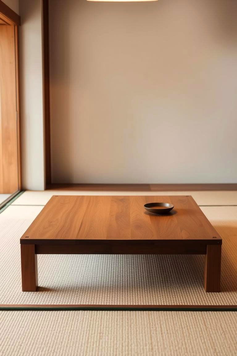 Japanese Inspired Low Table - 24 Table Design Ideas