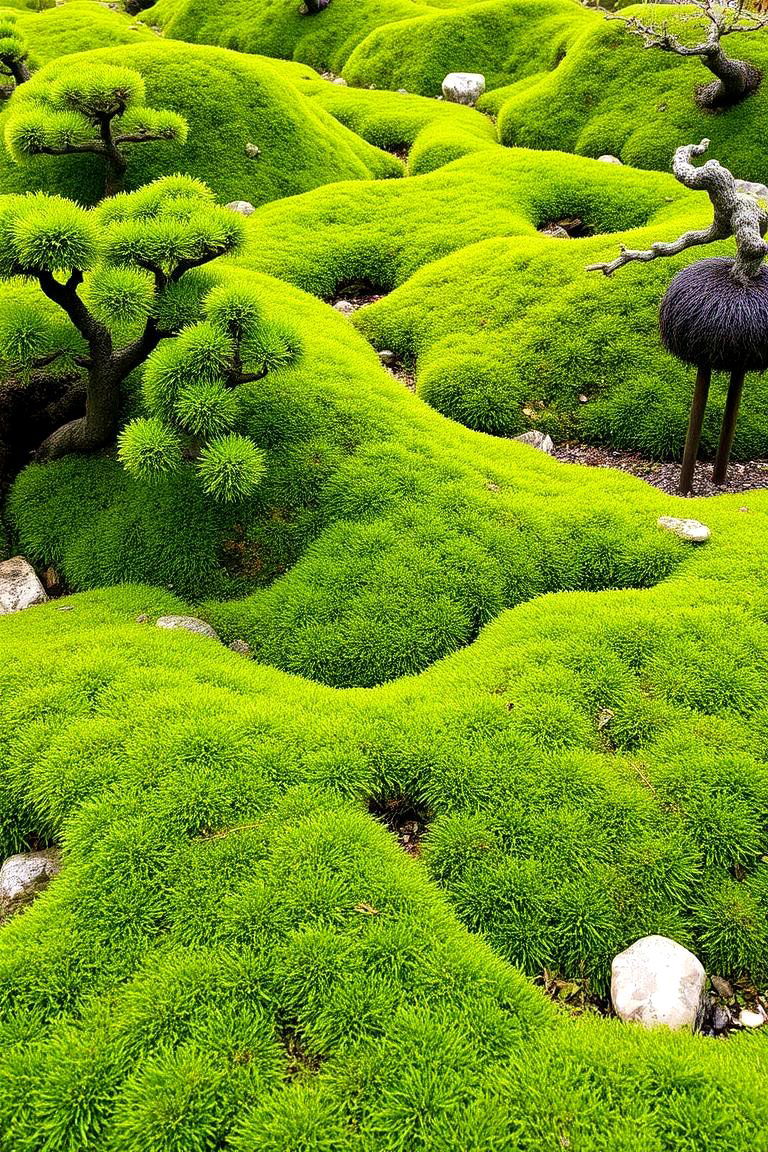 Japanese Moss Garden - 24 Asian Landscaping Ideas