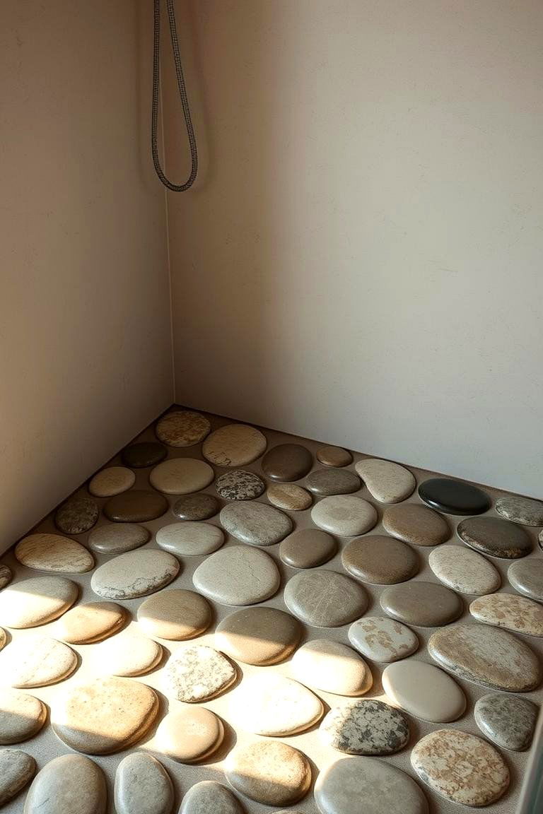 Japanese Style Shower Floor - 24 Japandi Bathroom Ideas