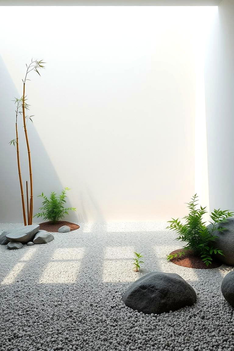 Japanese Zen Garden Corner - 24 L Shaped Backyard Ideas