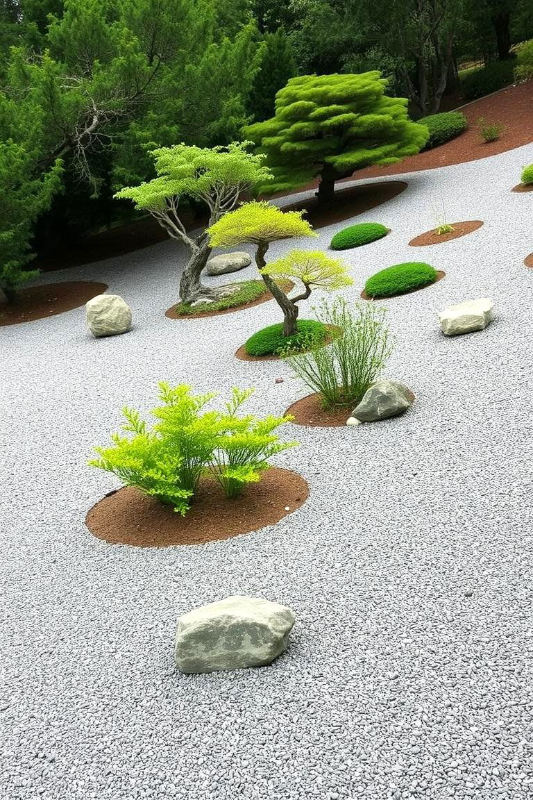 Japanese Zen Inspired Slope Garden - 24 Sloping Garden Design Ideas