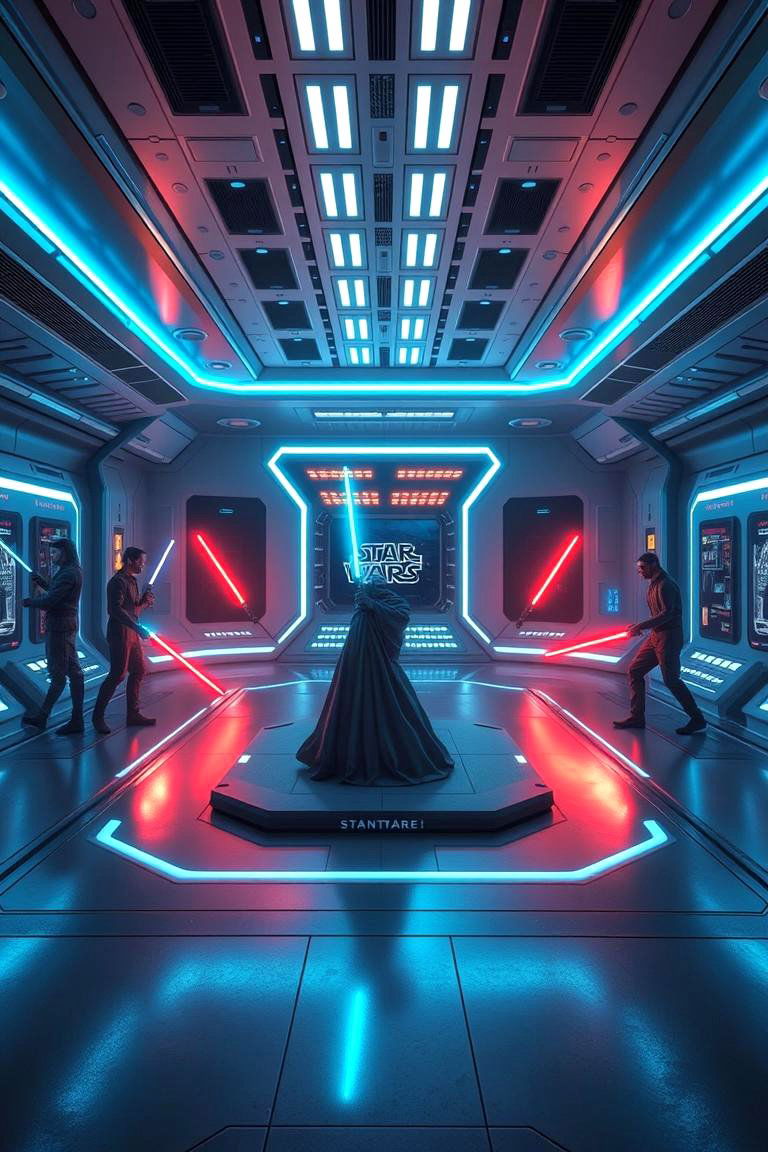 Jedi Training Zone - 24 Star Wars Man Cave Ideas