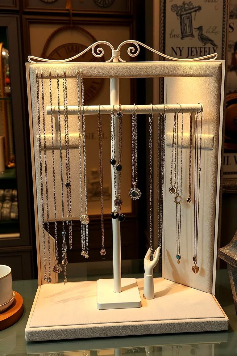 Jewelry Display Stands - 24 vanity organization ideas
