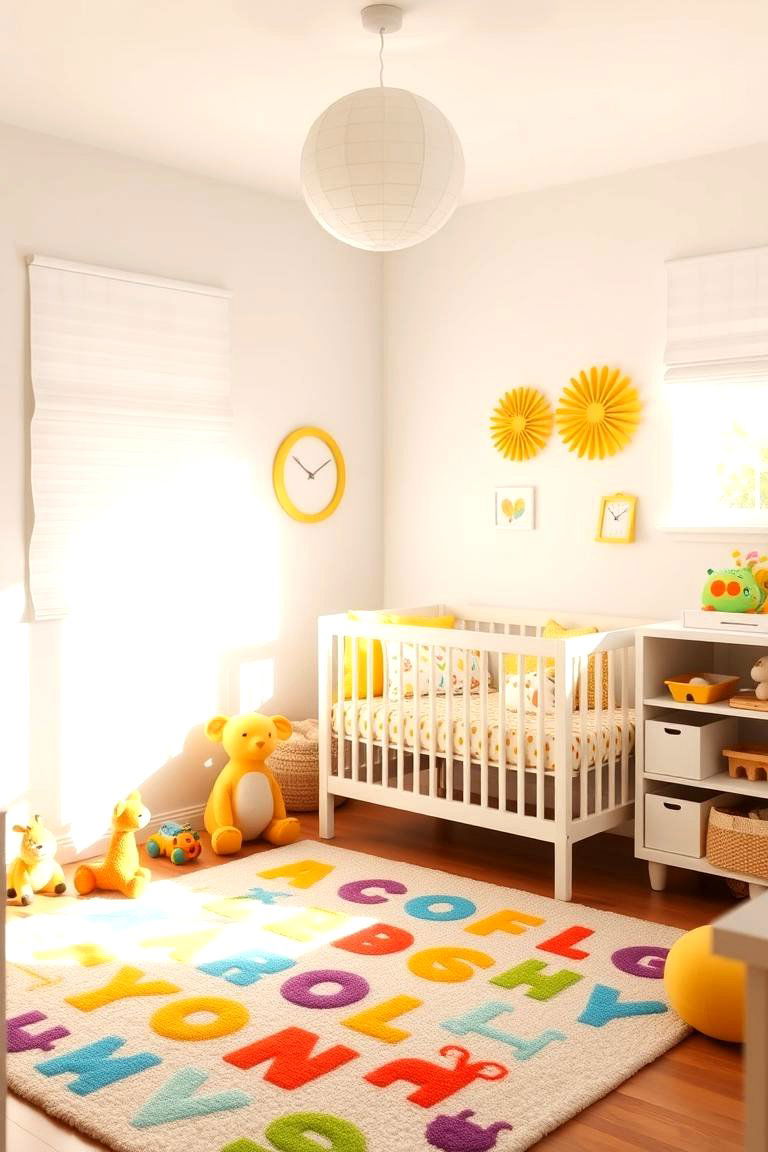 Joyful Radiance in Sunshine Yellow - 24 Nursery Color Ideas