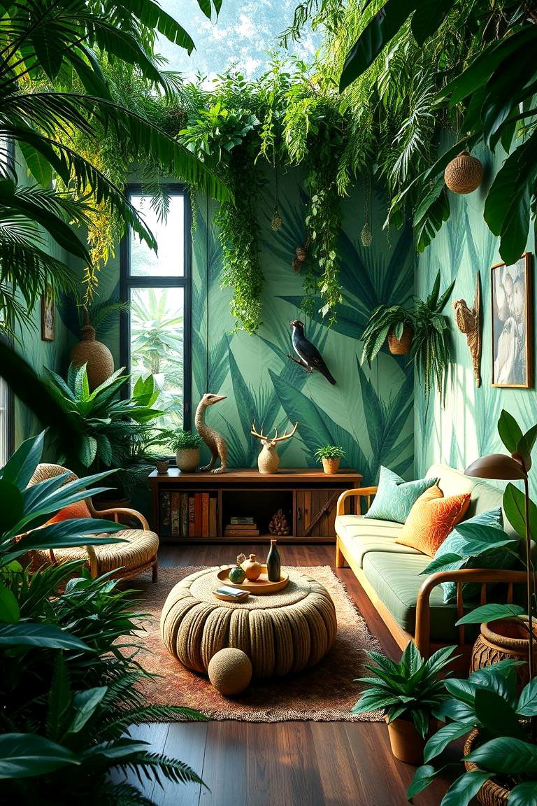 Jungle Explorer Greens - 24 Boys Room Paint Ideas