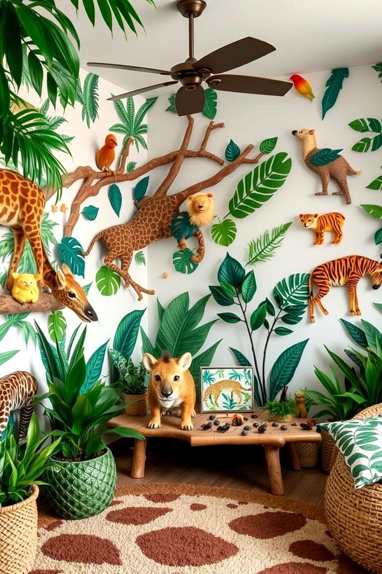 Jungle Safari Room - 24 Boys Room Ideas