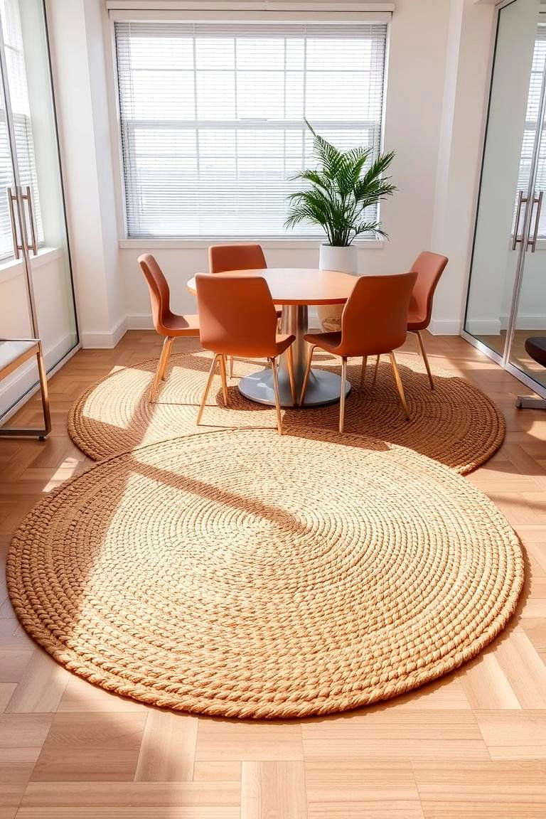 Jute or Sisal Rug - 24 Office Rug Ideas