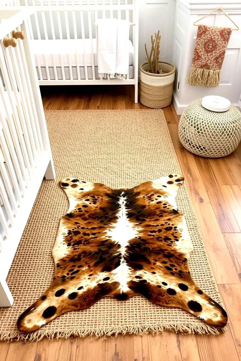 Jute or Sisal Rug - 24 Rustic Nursery Ideas