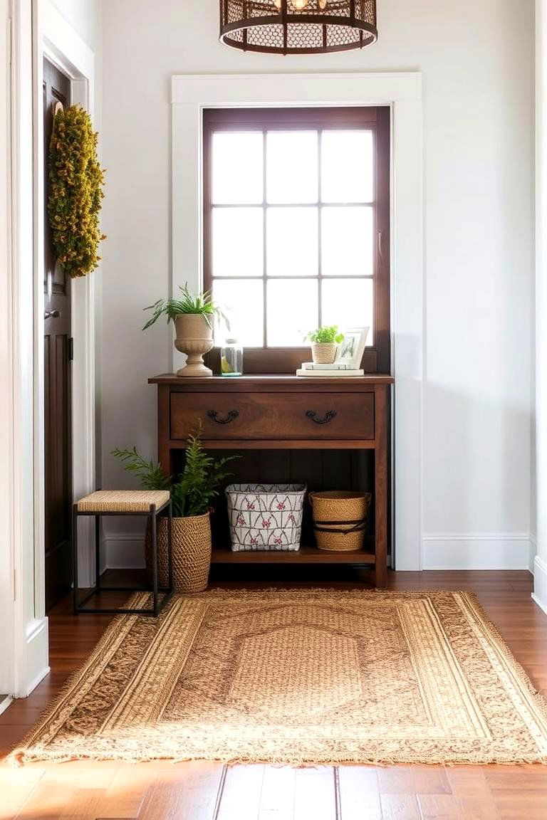 Jute or Sisal Rug - 24 Entryway Rug Ideas