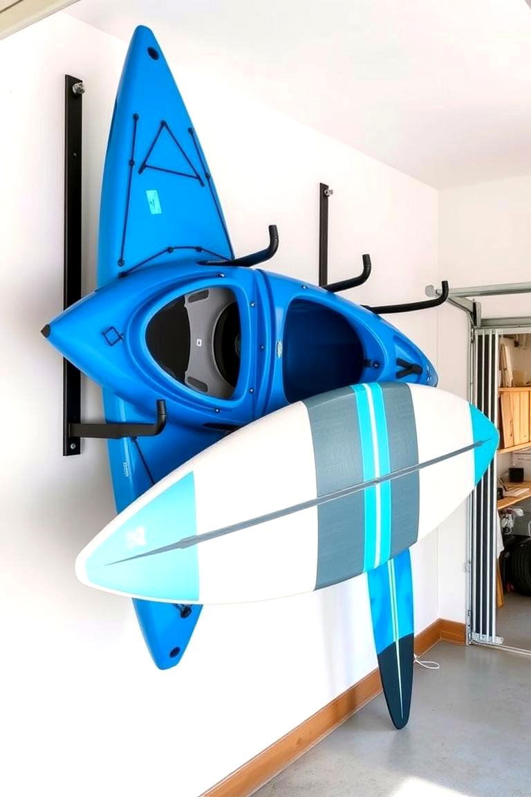 Kayak or Paddleboard Storage - 24 Outdoor Storage Ideas