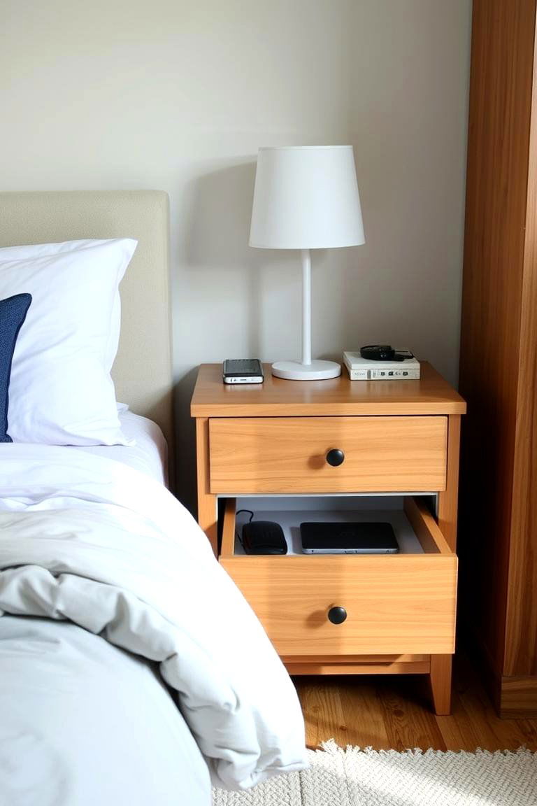 Keep Electronics Out of Sight - 24 Relaxing Bedroom Ideas