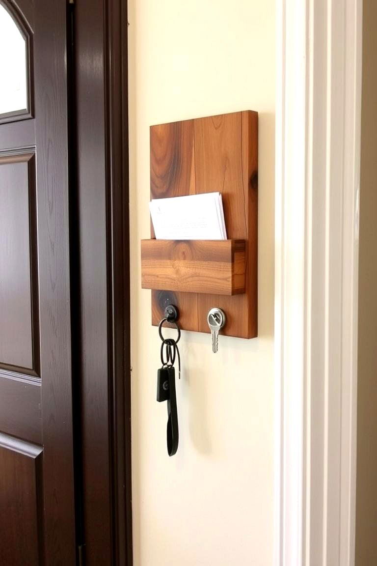 Keep Essentials Organized with a Key and Mail Organizer - 24 Hallway Decor Ideas