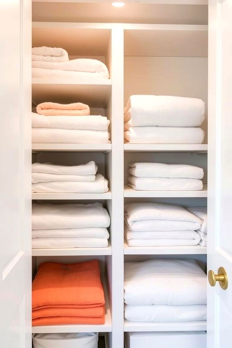 Keep Frequently Used Items Easily Accessible - 24 Linen Closet Organization Ideas