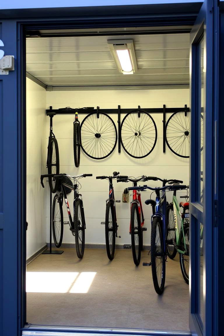 Keep Your Rides Safe in a Dedicated Bike Storage - 24 Garden Shed Ideas