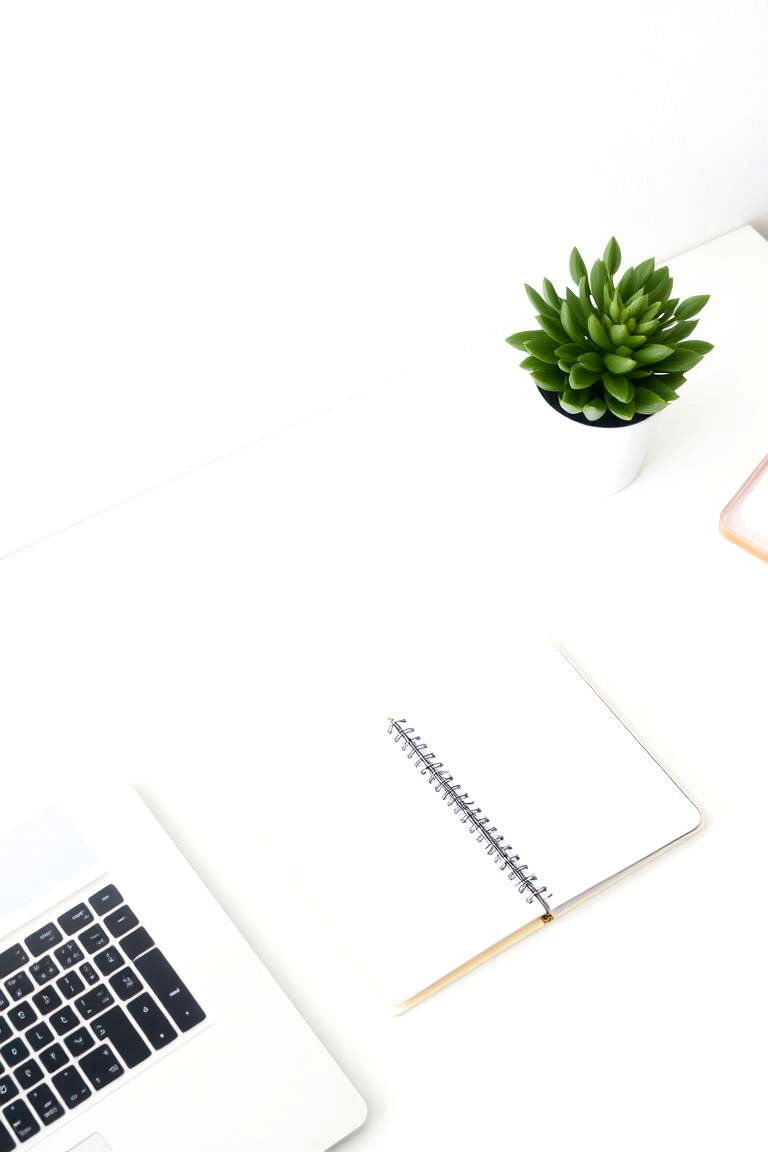 Keep a Minimalist Desk Setup - 24 Desk Organization Ideas