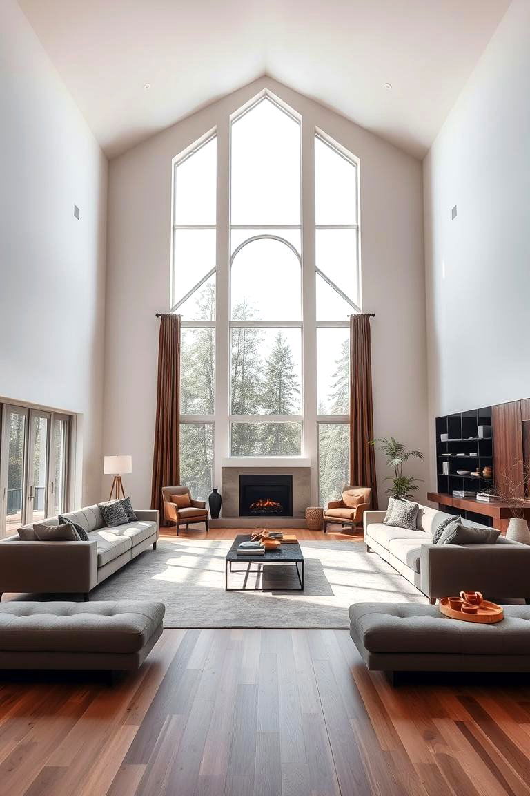 Keep the Center of the Room Open - 24 Awkward Living Room Layout Ideas
