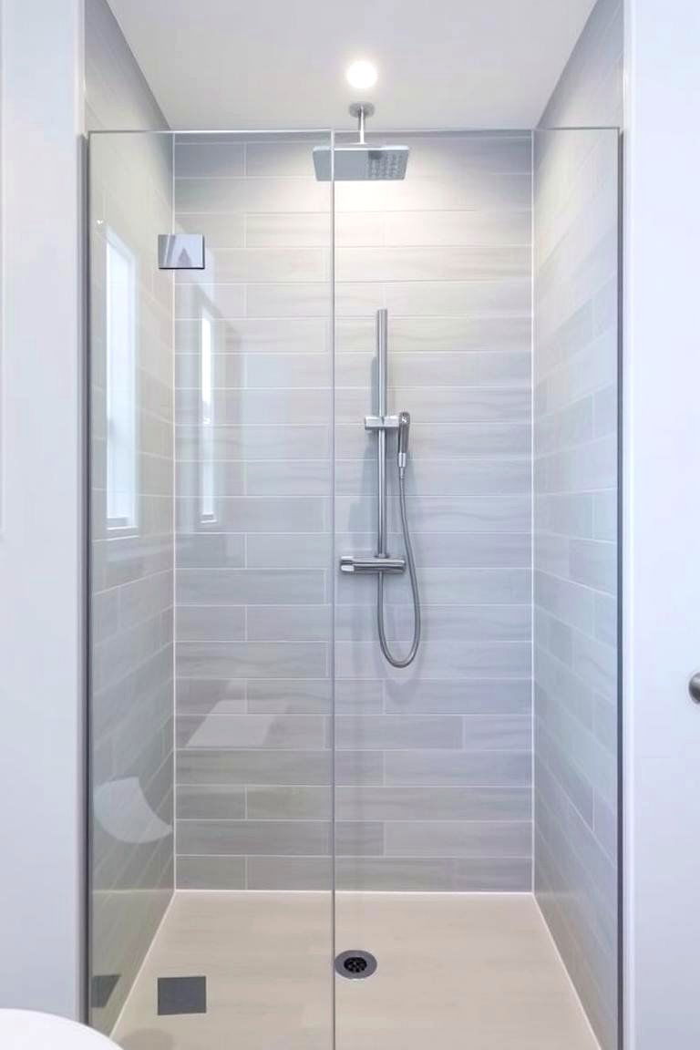 Keep the Shower Enclosure Minimalist - 24 Scandinavian Bathroom Ideas