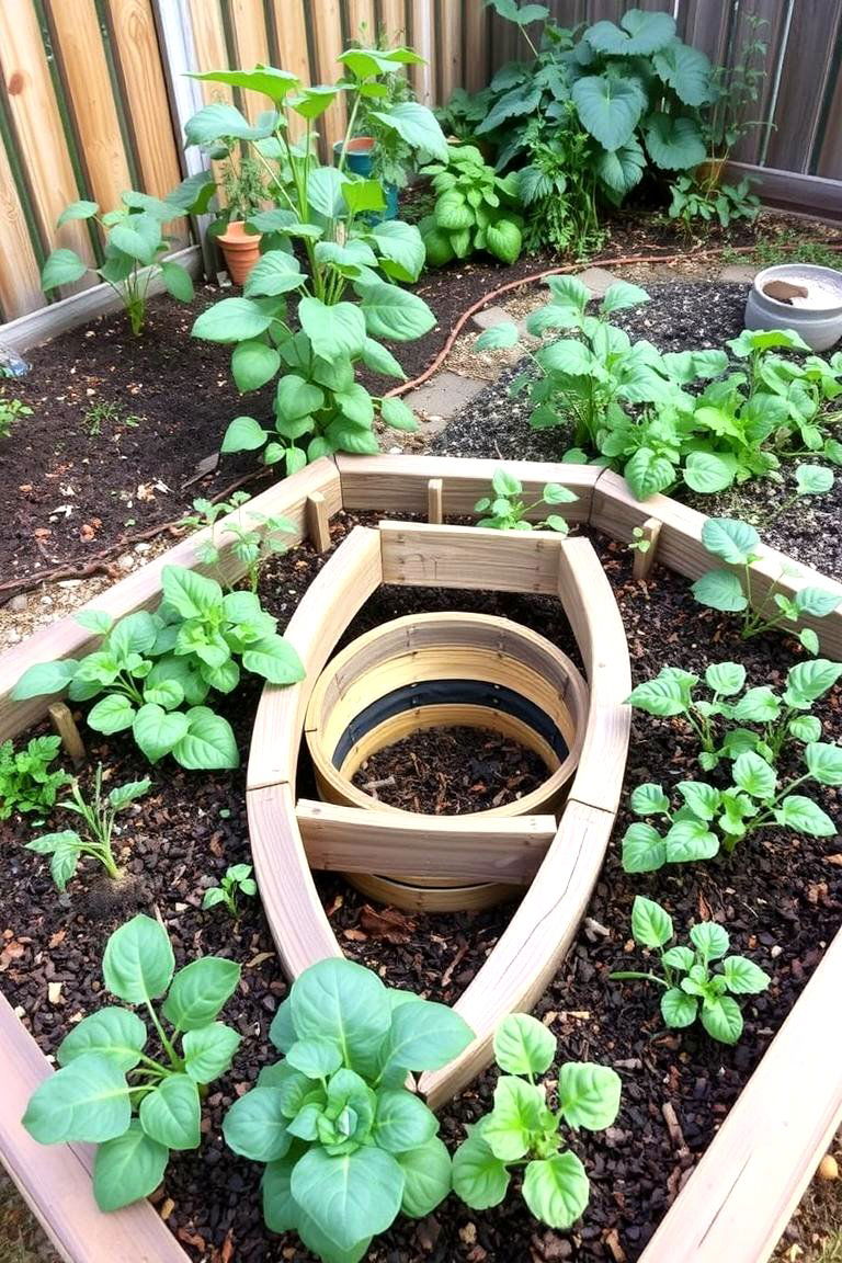 Keyhole Raised Garden Bed - 24 Raised Garden Bed Ideas