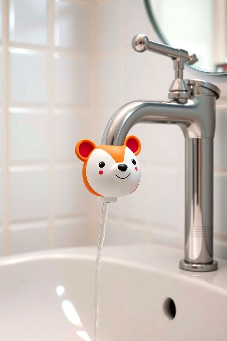 Kid Friendly Faucet Extenders - 24 Kids Bathroom Ideas