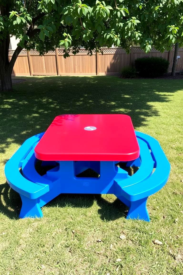 Kid Friendly Picnic Table - 24 Patio Furniture Ideas