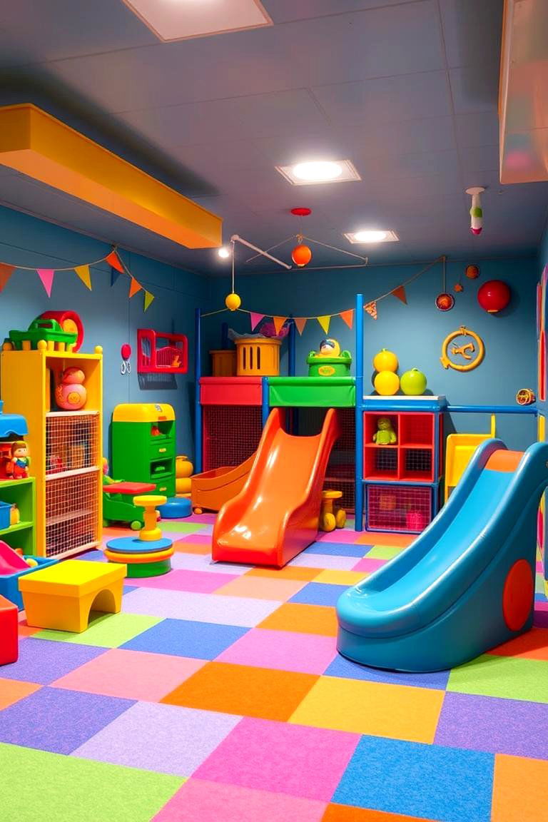 Kids Play Paradise - 24 basement decorating ideas