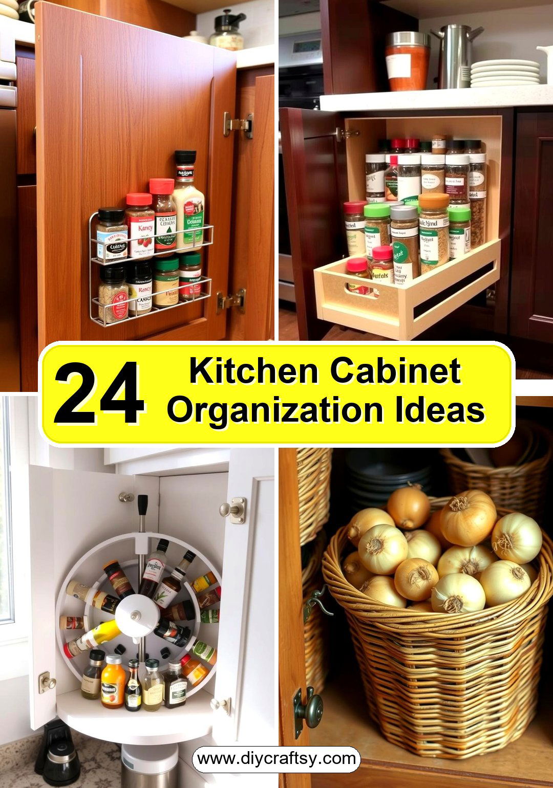 Kitchen Cabinet Organization Ideas