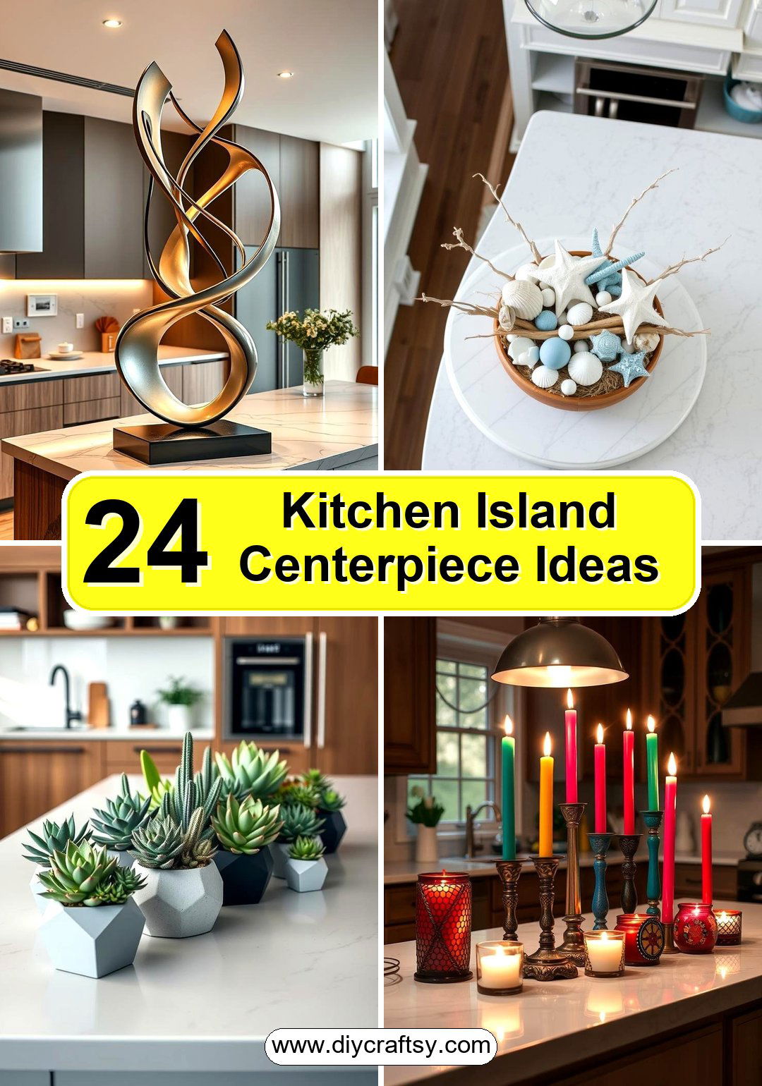 Kitchen Island Centerpiece Ideas