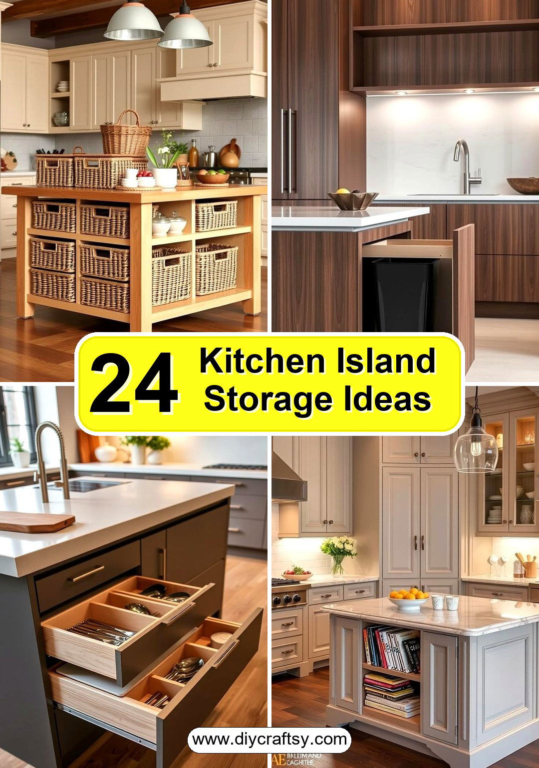 Kitchen Island Storage Ideas