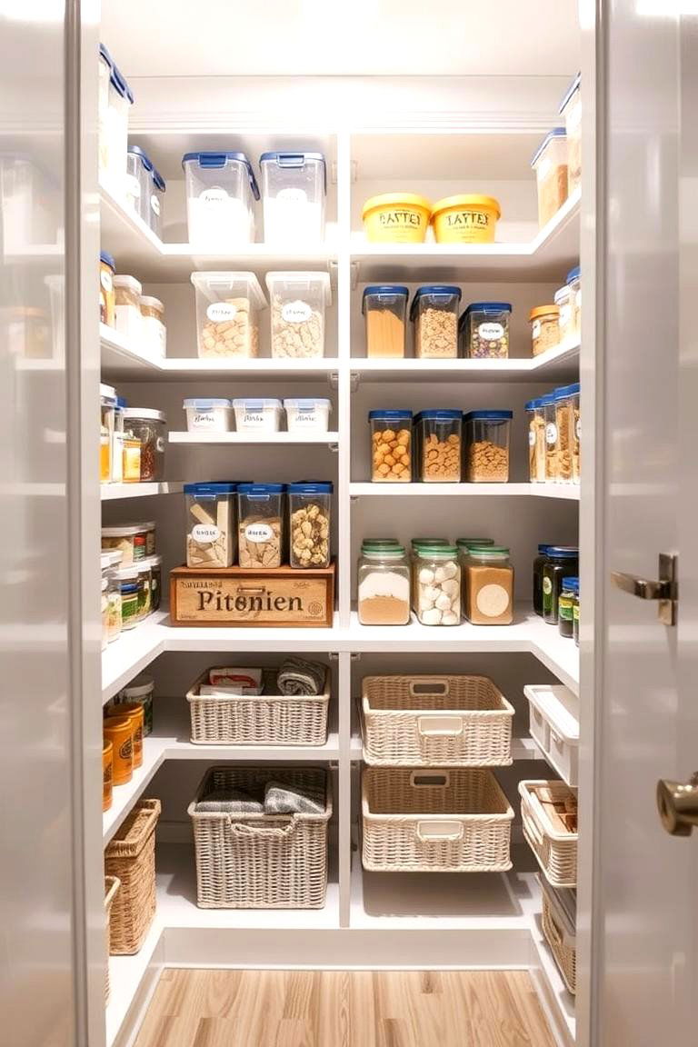 Kitchen Pantry Organization - 24 Storage Ideas
