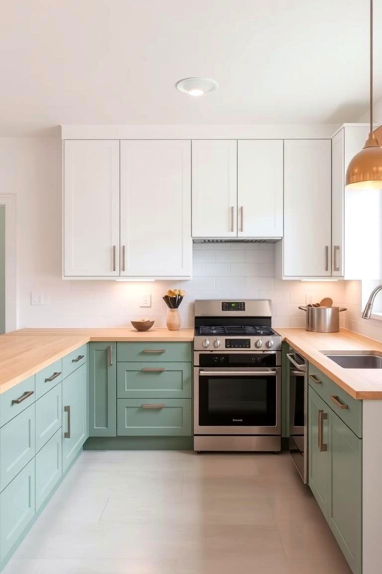 Kitchen Serenity Sage Green Cabinetry - 24 Sage Green Decor Ideas