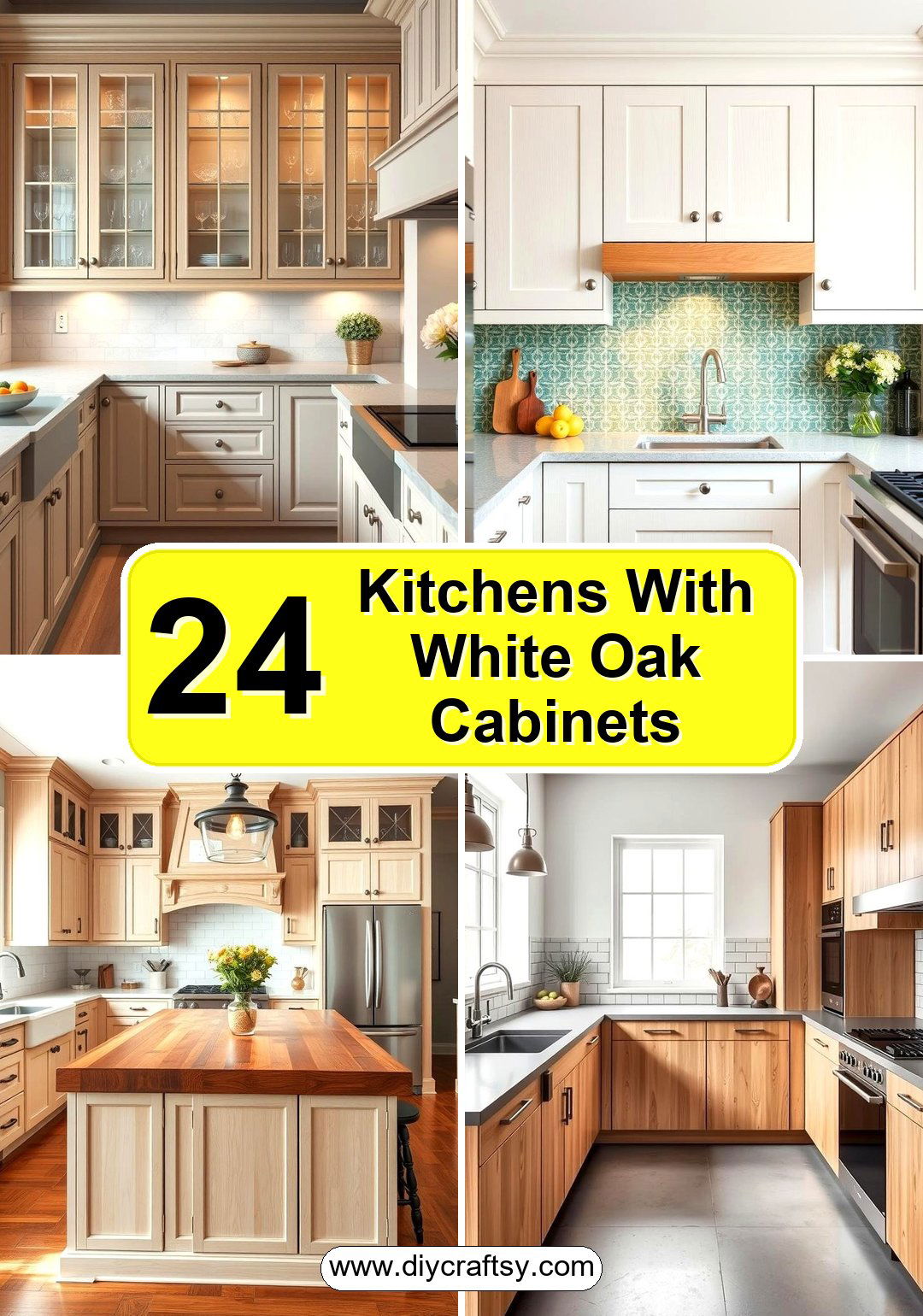 Kitchens With White Oak Cabinets