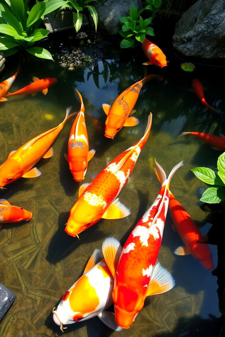 Koi Fish Paradise Pond - 24 Pond Landscaping Ideas