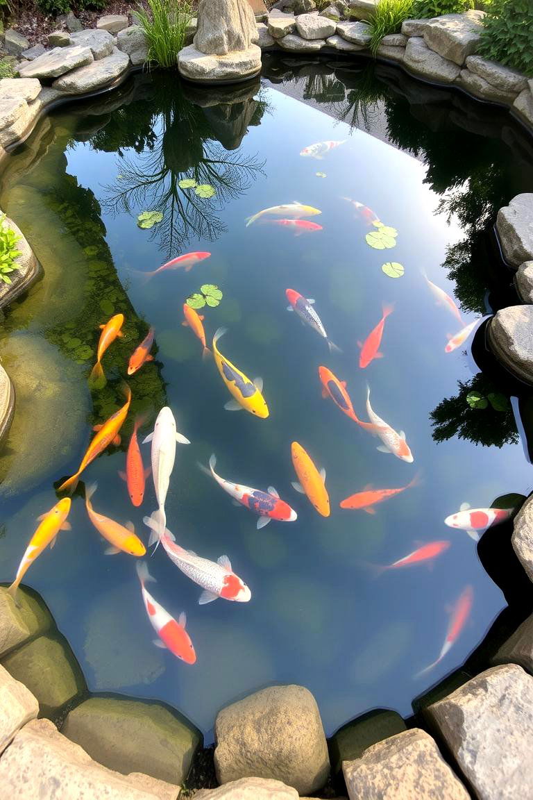 Koi Pond Oasis - 24 Japanese Garden Ideas