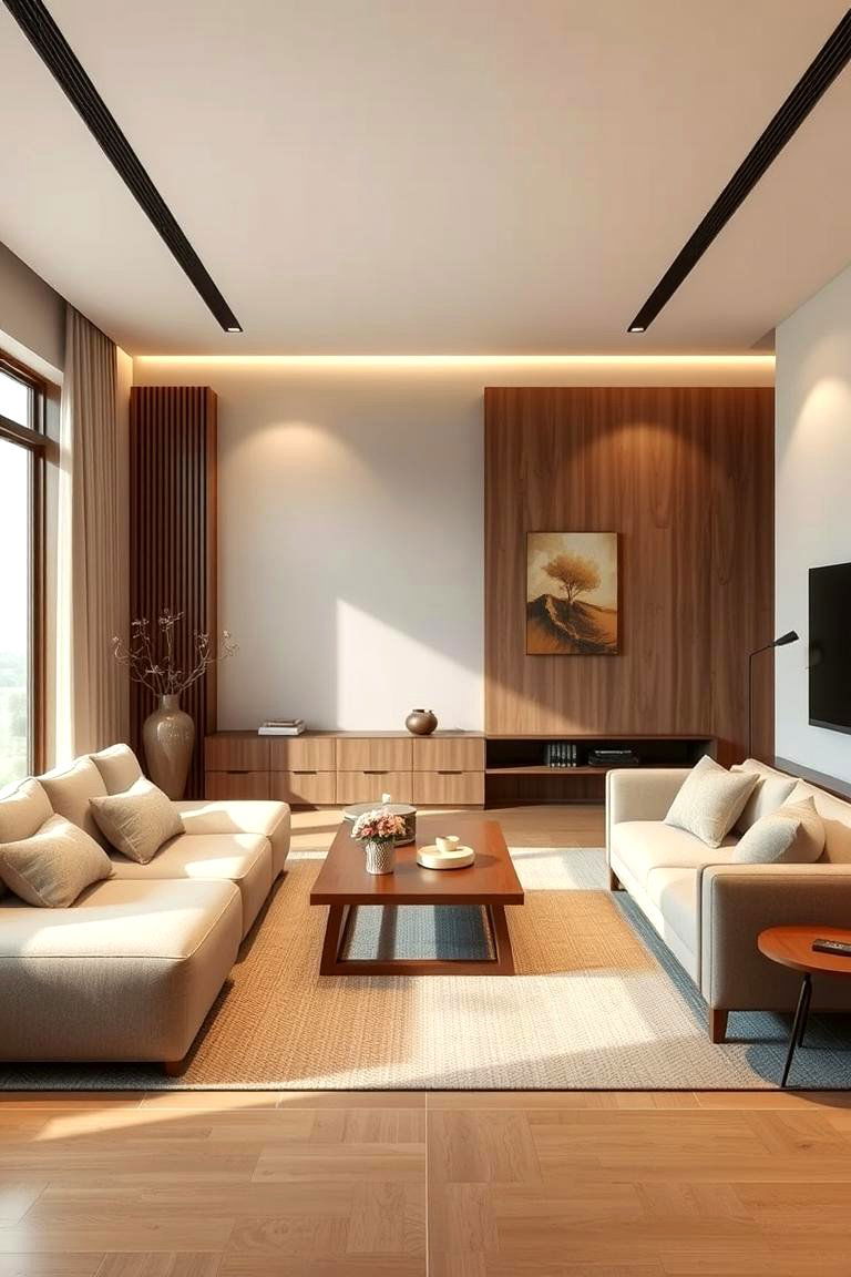 Korean Style Living Room - 24 Asian Living Room Ideas