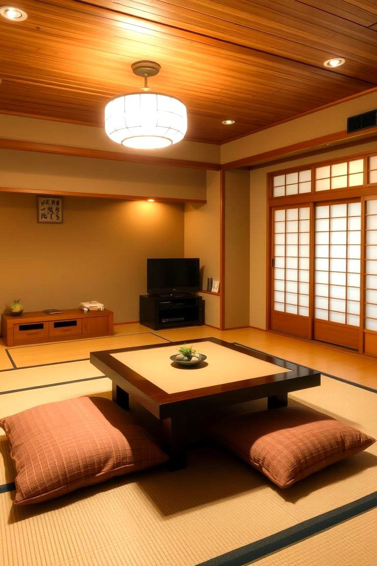 Kotatsu Warmth and Gathering - 24 Japanese Style Living Room Ideas